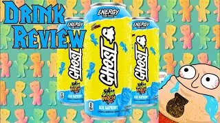Ghost Energy Drink SOUR PATCH KIDS BLUE RASPBERRY Flavor Taste Test