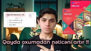 Buraxılış İmtahanında İngilis dili nəticəni artıracaq taktikalar ! (qayda oxumadan)