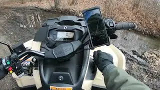 The Quad Project - 26 Mar 2022 - Rockingham Recreational Trail NH.  First run. Low Audio