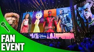 D23 EXPO 2024: Disney, Pixar, Lucas Film, Marvel Studios & 20th Century Studios Presentation