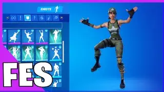 Fortnite Munitions Expert Skin With all my Fortnite Dances & Emotes!