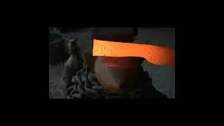 Forging a knife for camping #blacksmithforge #forgedfromiron #campingequipment