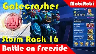 Gatecrasher with Storm Rack 16 dominates on Freeside #mecharena