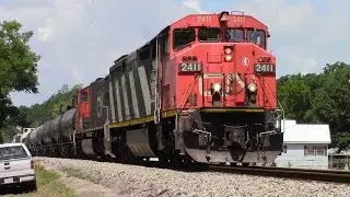 CN 2411 & CN 5695 (6/27/15) Hester, LA HD