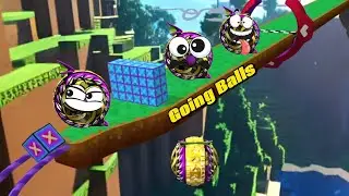 Going Balls - Purble ball in minecraft level - #4kgameplay #ballgame #goingballs