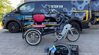 Van Raam duofiets achterbanden vervangen in 35 seconden!!