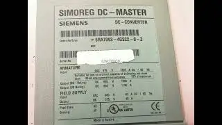 Conserto Conversor de corrente cont&iacute;nua DC Siemens SIMOREG DC-MASTER 6RA7093-4GS22-0 0670
