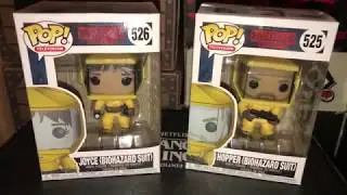 Joyce and Hopper in Biohazard Suits Funko Pop Unboxing