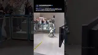 This humanoid robot performs a backflip and its stabilization system corrects the landing.