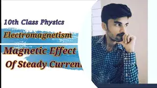 Physics 10th Class Chapter #15. Electromagnetism,magnetic effect of steady current.