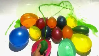 🌟 ASMR: Colorful Water Balloons Reverse, Soothing Splashes