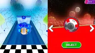🔴🟡🌈Going Balls Vs Reverse Video SpeedRun Gameplay Part 2028