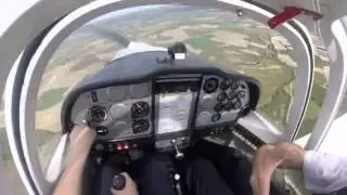Tomas con resbales y despegues AVIONETA TECNAM P2002