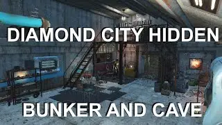Fallout 4 | Diamond City Hidden Bunker and Cave | PS4 Pro | Mods