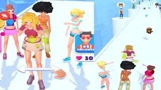 Princess Run 3D Queen Show👸🏻 Gameplay iOS | Fun Cool Game Play 2024 |