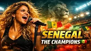 🎶 Senegal The Champions 🇸🇳 | Afro-Latin Football Anthem (Shakira-Vibe Singer)