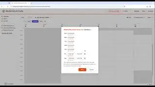 Setup online booking for specific dates (desktop instructions)