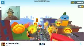 First time playing subway suffers Android mobile game | Subway Suffers | Sinhala Gameplay Funny
