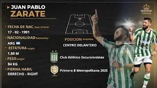 Juan Pablo Zarate // Centro Delantero 2025