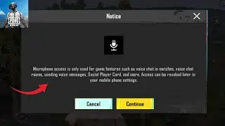 How to Revoke Access to Your Mic After Seeing the PUBG Mobile Notice | PUBG Mobile Mic Not Working