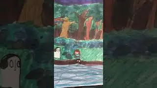 Waterfall with napstablook #undertale #napstablook #frisk