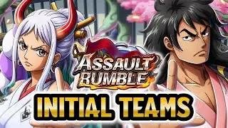 [OPTC] ASSAULT RUMBLE MY INITIAL TEAMS & MISSIONS  トレクル ONE PIECE TREASURE CRUISE