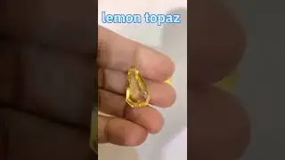 Lemon Topaz is a vibrant, golden-yellow gemstone, often associated with joy, optimism, creativity.