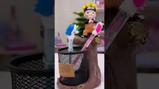 Naruto-Themed Desk Organizer | Cool Anime Pen Holder | Perfect Desk Accessory for Naruto Fans