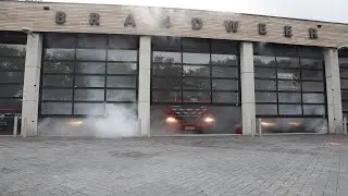 Brandweer Uden neemt nieuwe kazerne op spectaculaire wijze officieel in gebruik