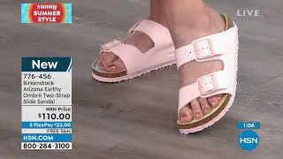 Birkenstock Arizona Earthy Ombre TwoStrap Slide Sandal