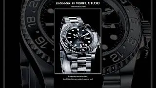Rolex GMT-Master II Batgirl | AI Reimagined Luxury Icon | eobooba studio  #AIReimagined #LuxuryArt