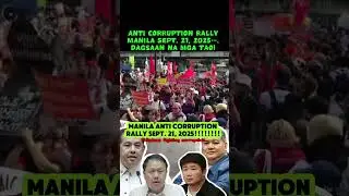 Anti corruption rally, lalong  DUMAGSA mga tao! LIBO LIBO na! | Luneta | Luneta manila rally. Manila