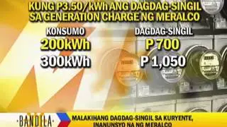 Meralco power rate hike soars