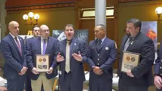 State Firefighters Recognize State Representative Pat Boyd