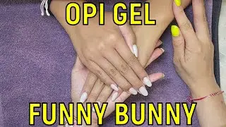Nail Gel Polish OPI Funny Bunny White