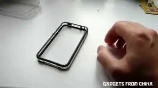 Недорогой откидной чехол и набор бамперов для iPhone 4