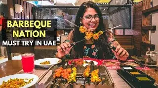 Barbeque Nation I Must Try Indian Restaurant In UAE I Food Vlog Malayalam