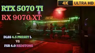 DLSS 4.5 RTX 5070 TI VS FSR 4.0 REDSTONE RX 9070 XT | 4K Ultra Performance