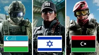 Die Nationalit&auml;t jedes Operators in Rainbow Six Siege!
