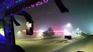  Respect the driver's delivery, it's very difficult to walk in the fog💨😲......Jammu to Amritsar 