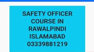safety officer course in rawalpindi Islamabad Pakistan and hse course #safety #hse #safetydiploma