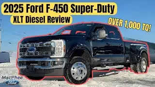 The Biggest Truck!! 2025 Ford Super Duty F-450 XLT Diesel Review