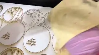 How to clean the wood char.  #laser