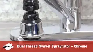 1.5 GPM Dual Thread Swivel Sprayrator in Chrome