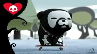 Skelanimals: Maxx The Bulldog in 'The Skateboard Session'