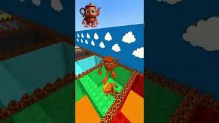 Italian brainrot vs Lava jump Squid game pt. 1 #brainrot #robolox#minecraft