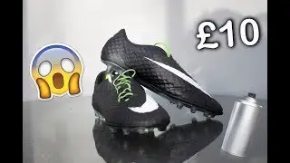 Blackout Your Football Boots/Cleats For Under &pound;10 (DIY Spray Paint)