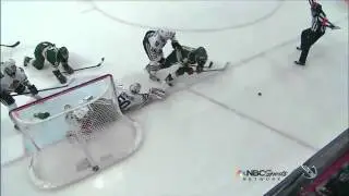Corey Crawford Great Diving Save vs Minnesota Wild | January 30th 2013