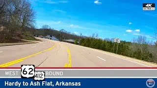 U.S. Route 62: Hardy to Ash Flat - Arkansas | Drive America's Highways 🚙