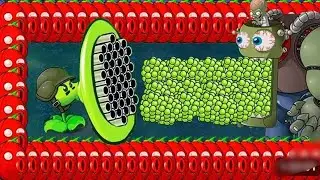 Gatling Pea Explode-O-Nut Vs Giga Gargantuar Vs Dr Zomboss Plants Vs Zombies Battlez
